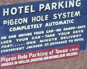 pigeon-hole-parking_dallas_1962_sign