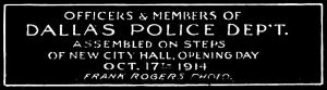 dallas-police-dept_frank-rogers_101714_cook-colln_degolyer_smu
