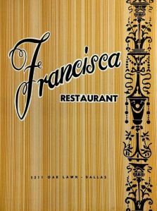 francisca-restaurant_menu_1961_ebay
