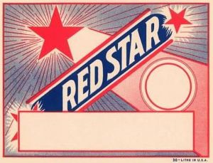 red-star-broom-label