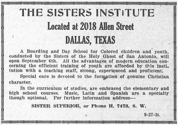 sisters-institure_dallas-express_082721