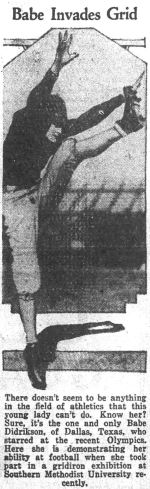 didrikson-babe_football-SMU_pottsville-PA-republican-and-herald_092832