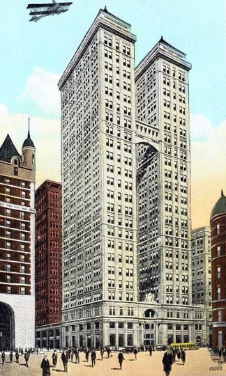 magnolia-building_airplane_postcard_ebay