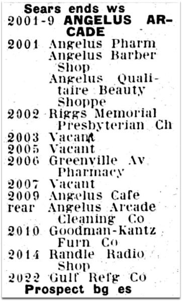 angelus-arcade_greenville-ave_1927-directory