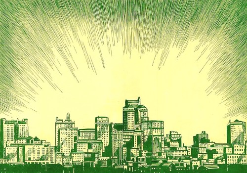 skyline_drawing_forest-ave-high-school-yrbk_endpapers_1936