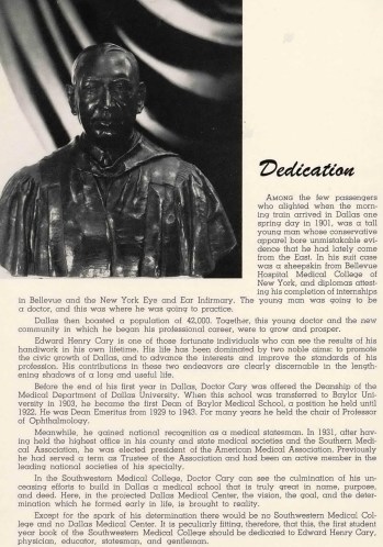 southwestern-medical-college_1944 yrbk_caduceus_dedication_dr-e-h-cary