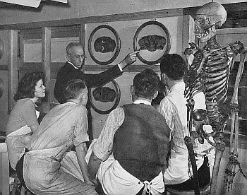 southwestern-medical-college_1944 yrbk_students_dr-w-w-looney_anatomy_sm