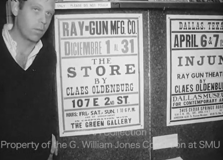 oldenburg-claes_dallas-museum-for-conteporary-arts_april-1962_WFAA_jones-film_SMU_posters